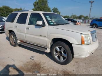  Salvage Cadillac Escalade