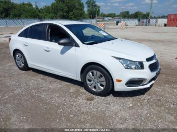  Salvage Chevrolet Cruze