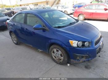  Salvage Chevrolet Sonic