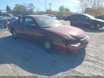  Salvage Chevrolet Monte Carlo