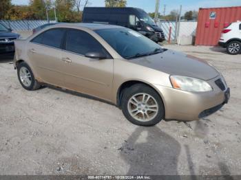  Salvage Pontiac G6