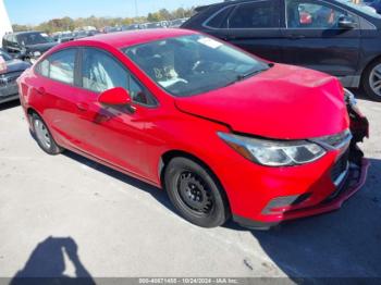  Salvage Chevrolet Cruze