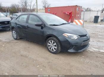  Salvage Toyota Corolla