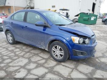  Salvage Chevrolet Sonic