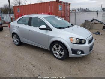  Salvage Chevrolet Sonic