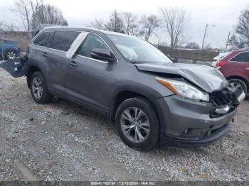  Salvage Toyota Highlander