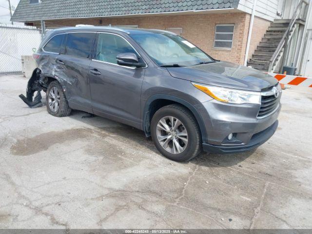  Salvage Toyota Highlander