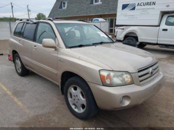  Salvage Toyota Highlander