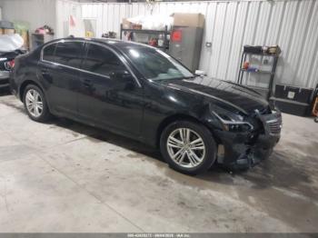  Salvage INFINITI G37x