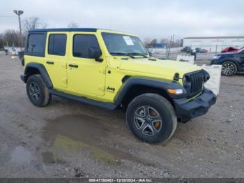  Salvage Jeep Wrangler