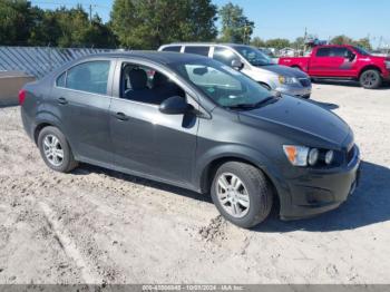  Salvage Chevrolet Sonic
