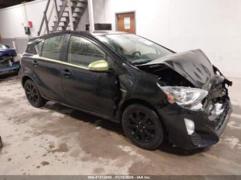  Salvage Toyota Prius c