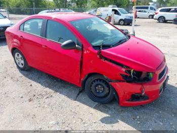  Salvage Chevrolet Sonic