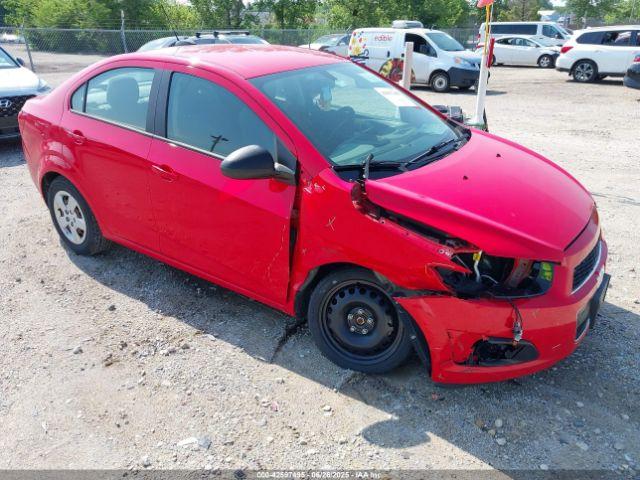  Salvage Chevrolet Sonic