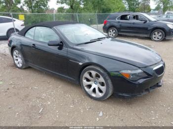  Salvage BMW 6 Series