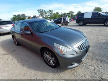 Salvage INFINITI G37x