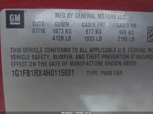 Chevrolet Camaro 1lt Image 4