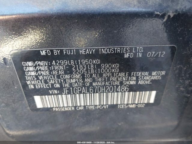 Subaru Impreza 2.0i Sport Premium Image 6