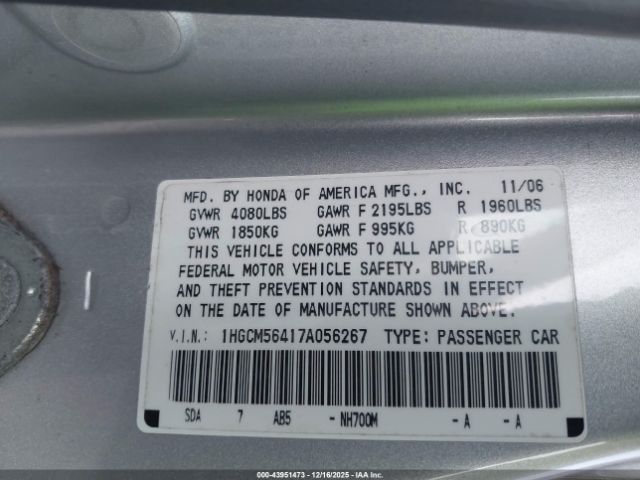 Honda Accord 2.4 Lx Image 3