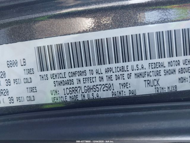 Ram 1500 Big Horn  4x4 5'7 Box Image 11