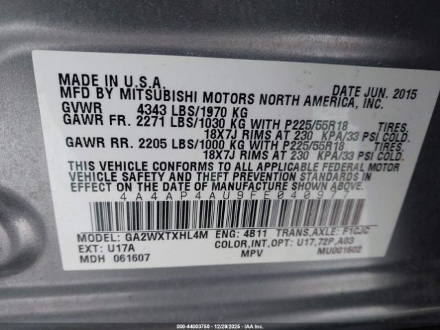 Mitsubishi Outlander Se Image 10