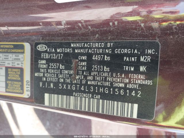 Kia Optima Lx Image 6