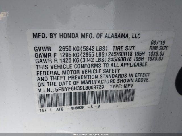 Honda Pilot Awd Ex Image 8