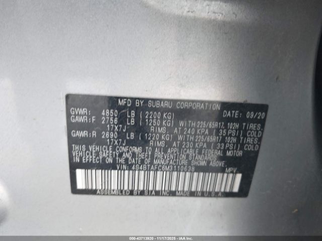 Subaru Outback Premium Image 3