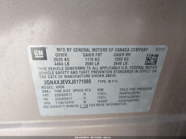 Chevrolet Equinox Lt Image 9