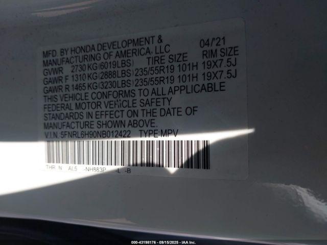 Honda Odyssey Elite Image 15