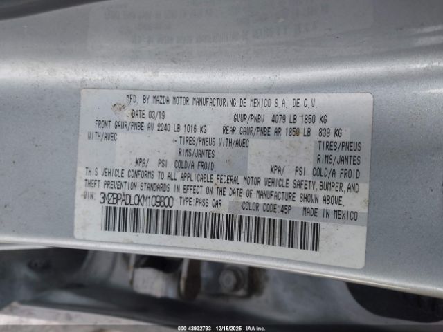 Mazda Mazda3 Preferred Package Image 10