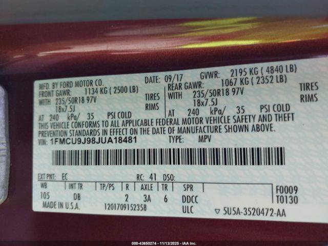 Ford Escape Titanium Image 11