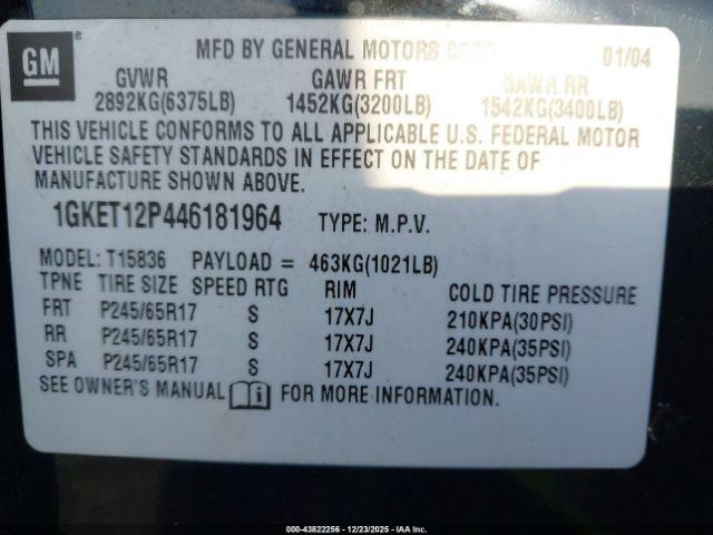 GMC Envoy XUV Slt Image 9