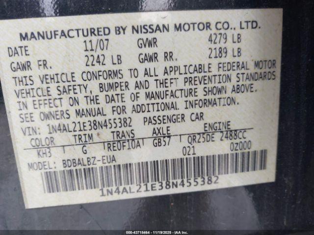 Nissan Altima 2.5 S Image 7