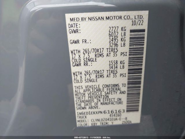 Nissan Frontier Pro-4x 4x4 Image 4