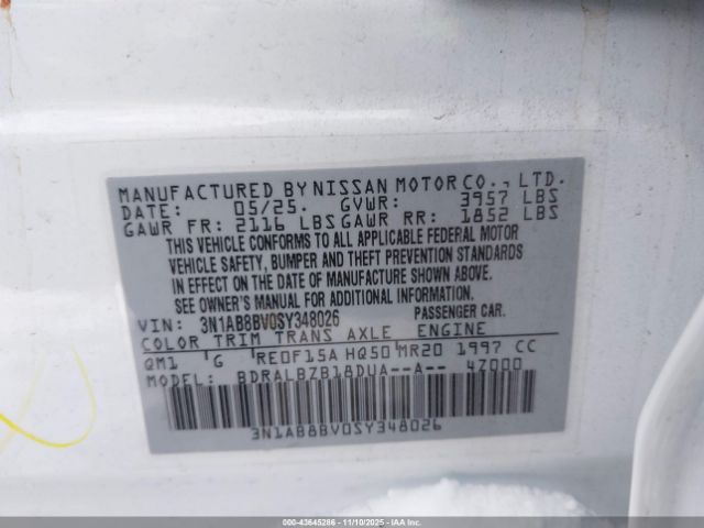 Nissan Sentra S Image 12