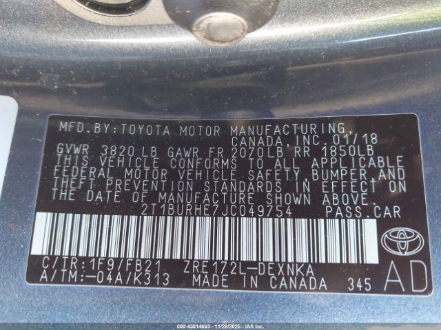 Toyota Corolla Le Image 2