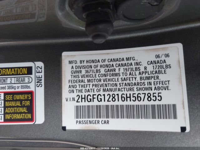 Honda Civic Ex Image 8